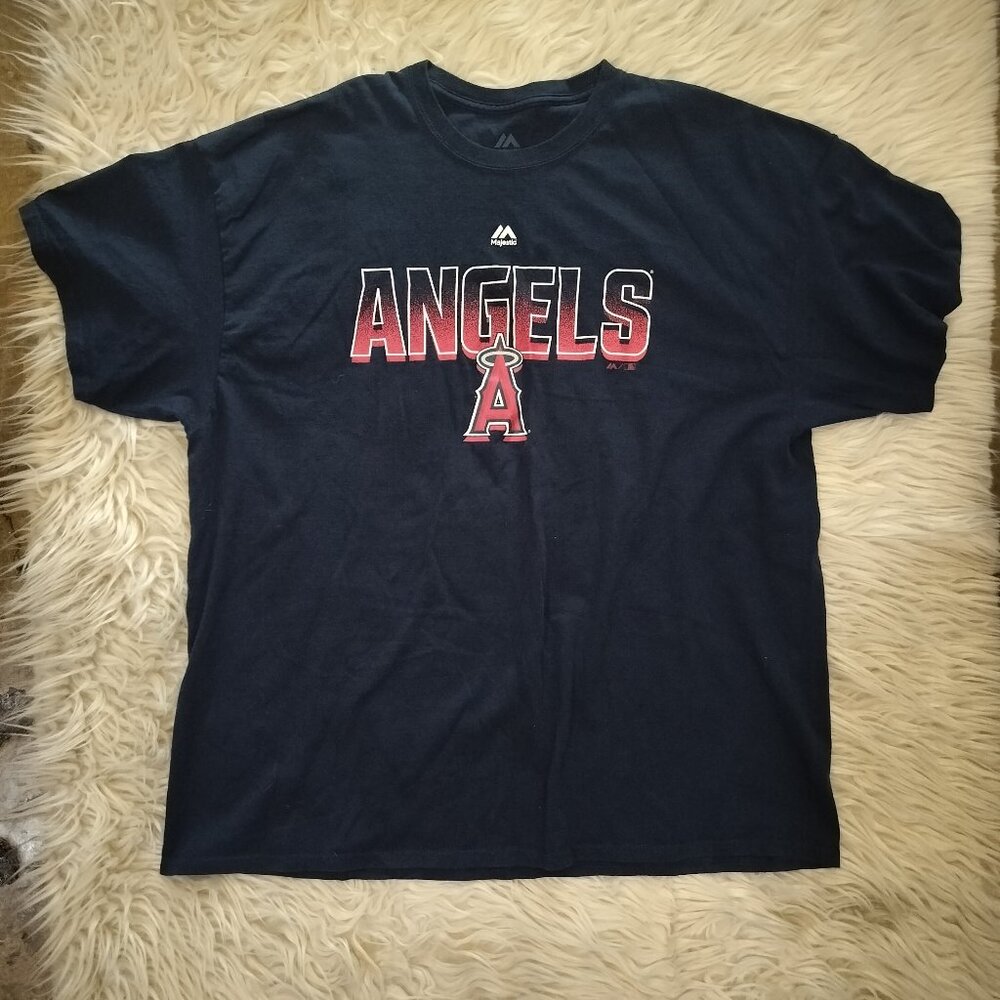 Anaheim Angels T-Shirt Navy Blue